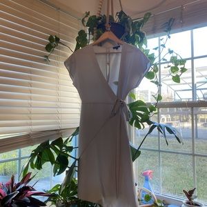 Topshop baby blue dress.